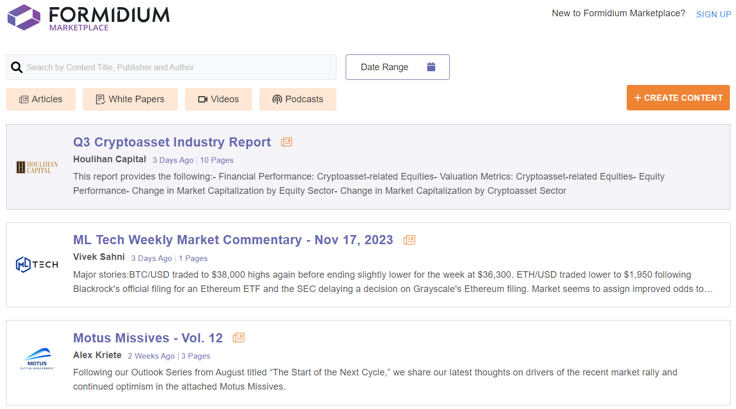 Formidium Marketplace unveils Insights