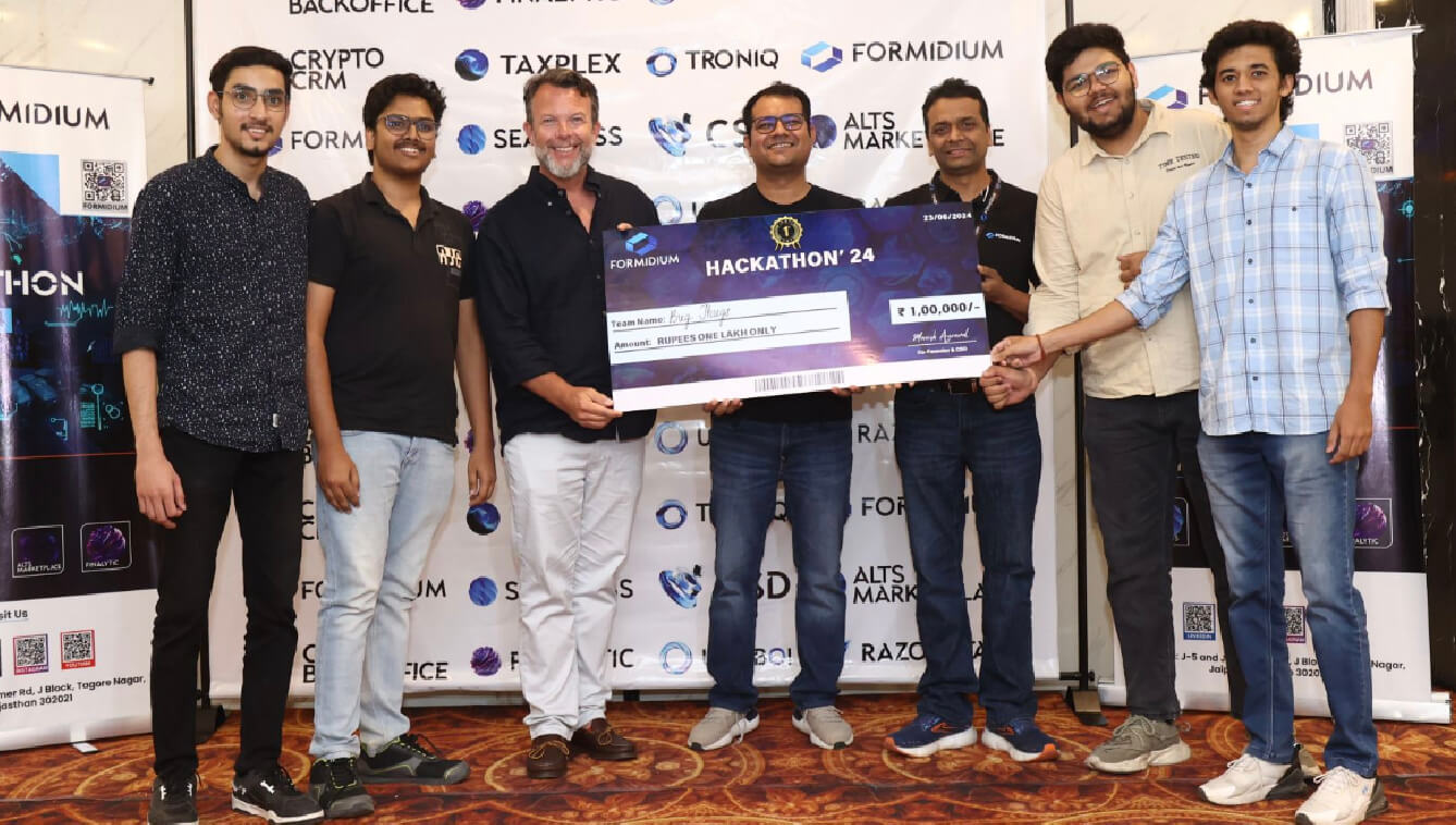 Formidium hosts successful hackathon in Jaipur, showcasing the future of blockchain & AI